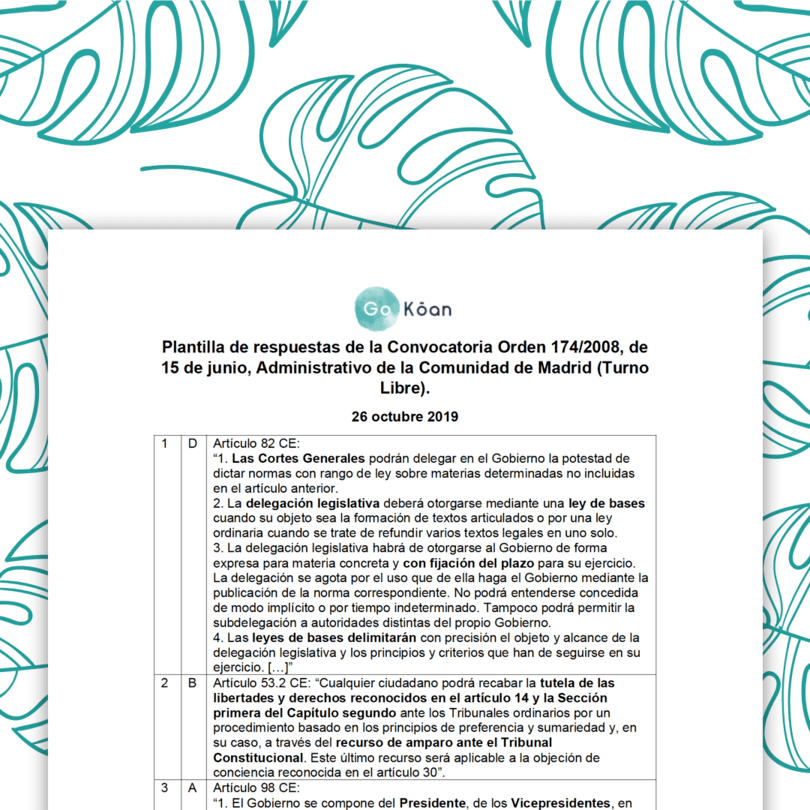 plantilla examen administrativo comunidad de madrid