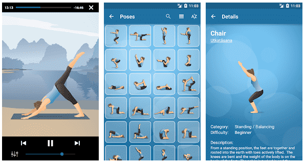 Haz ejercicio mientras estudias oposiciones con la aplicación "Pocket Yoga" y conviértete en un experto del yoga.