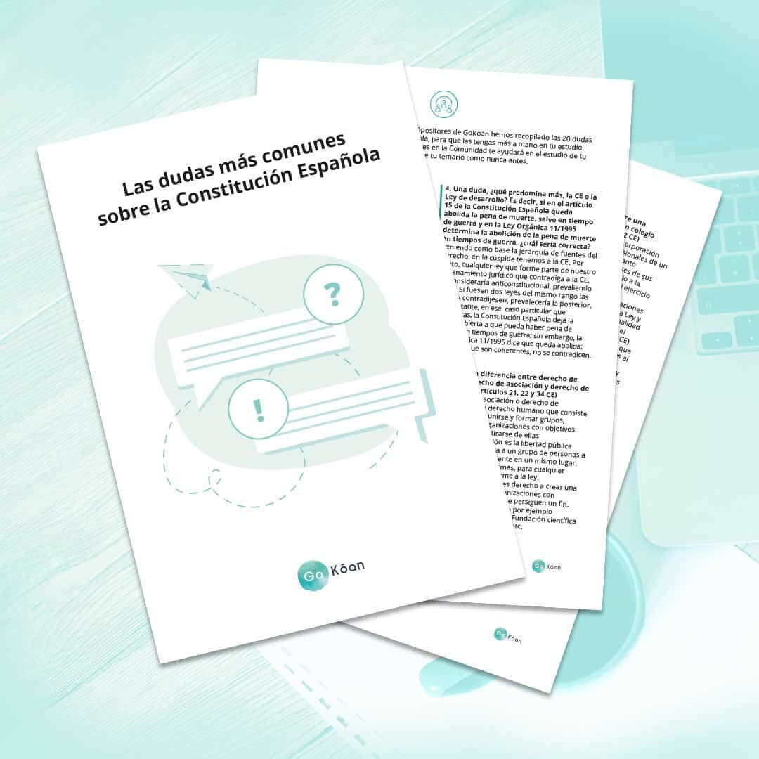 Las 20 dudas de los opositores sobre la Constitución Española