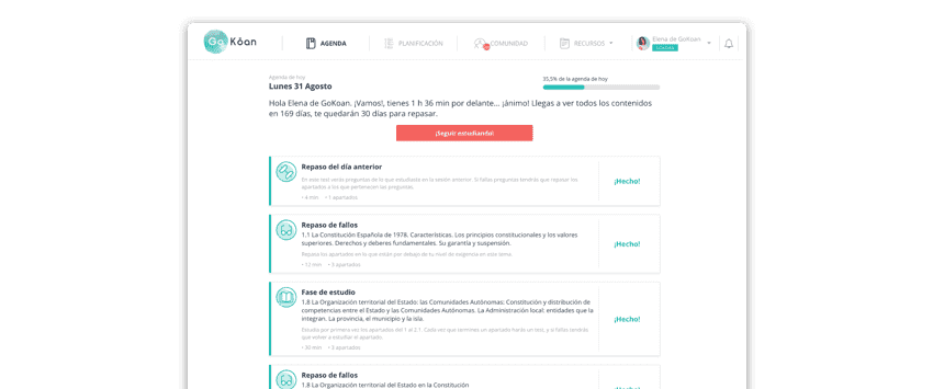 Agenda de GoKoan
