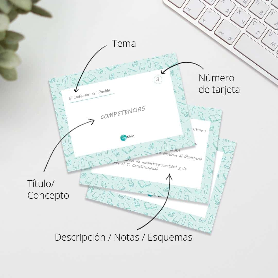 Flashcards: técnica de memorización para estudiar oposiciones