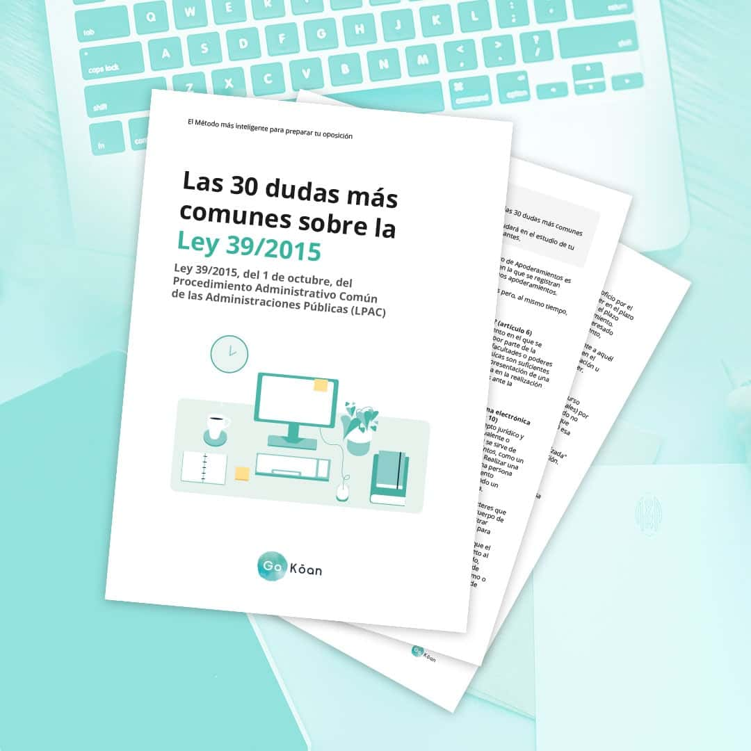 Dudas de la Ley 39/2015 para oposiciones