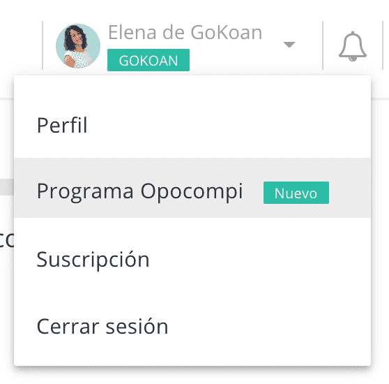 Con el Programa Opocompi podrás ganar premios y descuentos invitando a tus amigos y conocidos a suscribirse en GoKoan
