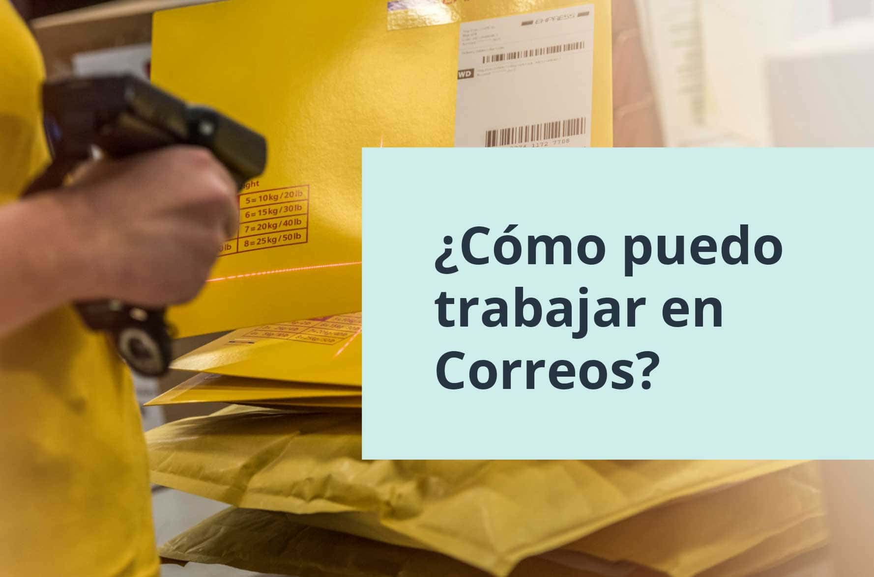 como trabajar en correos