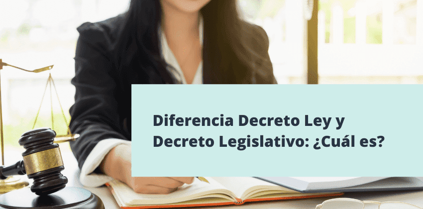 diferencia entre ley y decreto legislativo