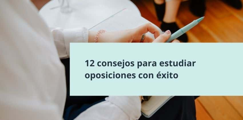 trucos para estudiar oposiciones