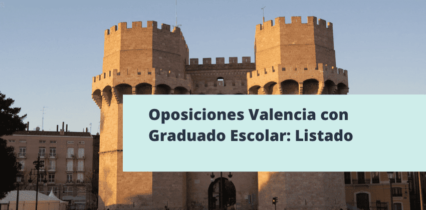 listado oposiciones valencia con graduado