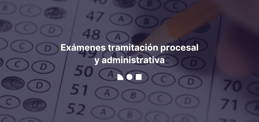 Exámenes oficiales de convocatorias anteriores de Tramitación Procesal y Administrativa en PDF